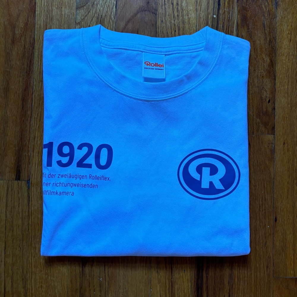 NWOT: Rollei Company | White T Shirt | L